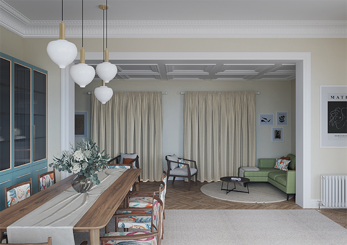 Bravo, Oatmeal - Made to Measure Curtains - Image 7